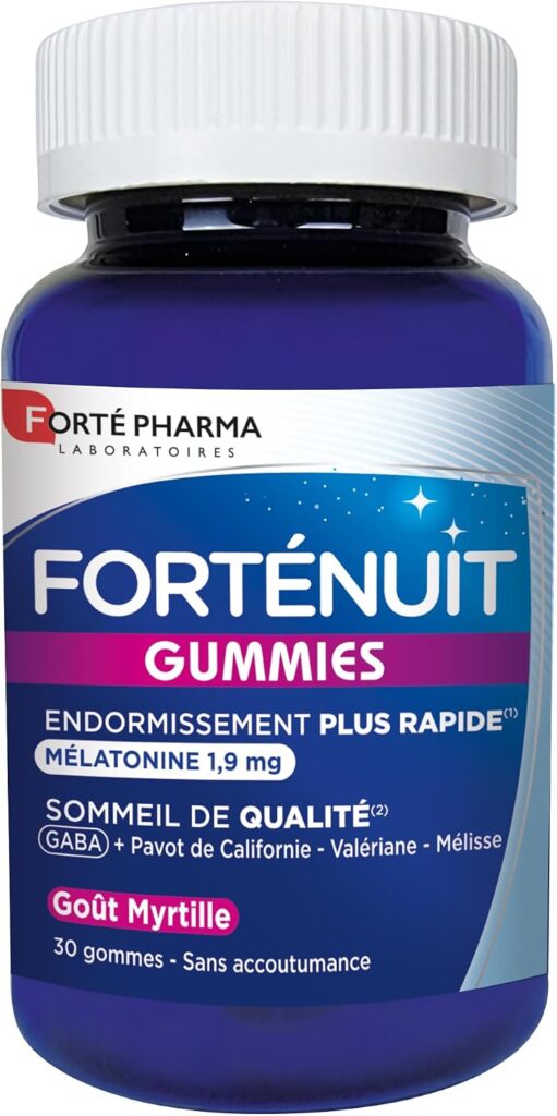 Forté Pharma Complément sommeil FortéNuit Gummies Mélatonine GABA Plantes - visuel 2