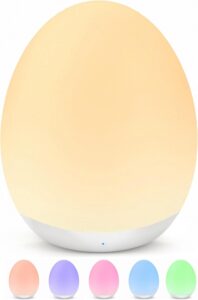 MediAcous Veilleuse LED Enfants, Tactile 7 Couleurs, USB, Minuterie