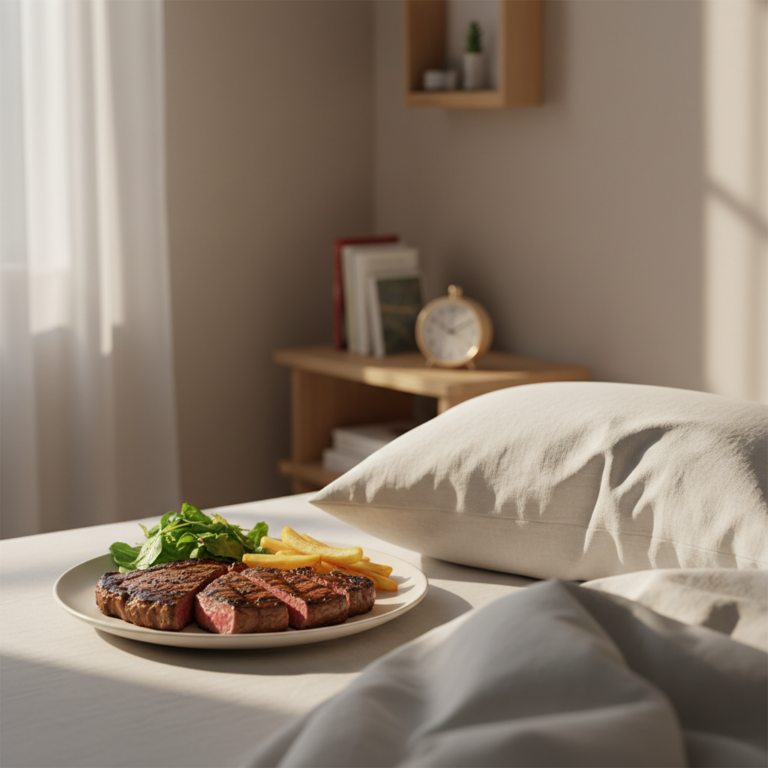 Faut-il choisir entre son entrecôte et ses nuits ? L&rsquo;effet de la viande sur le sommeil