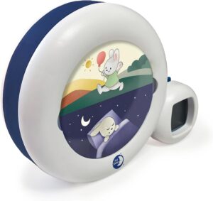 Pabobo Kid'Sleep Moon - Veilleuse et Réveil Éducatif Jour/Nuit - Musical