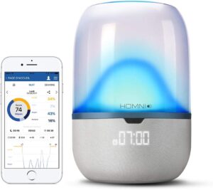 Terraillon Homni & capteur de sommeil Dot, Eveil Lumière/Simulateur d’aube/Aide au sommeil