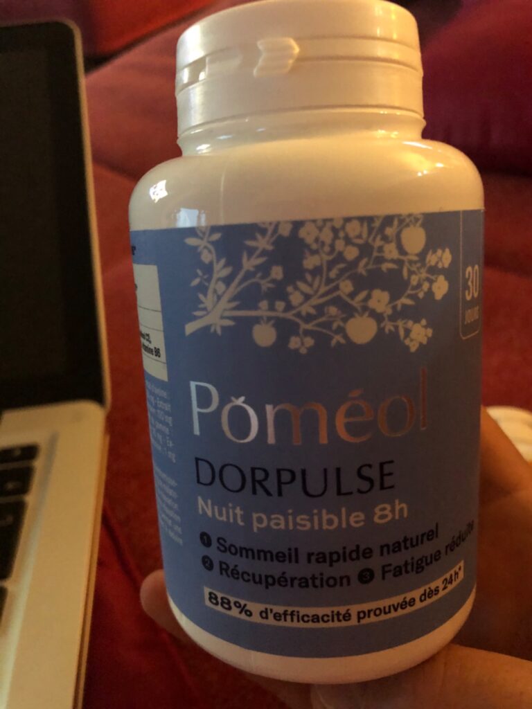 Flacon de compléments alimentaires Dorpulse de Poméo.