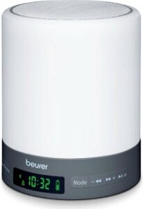 Beurer WL 50 Radio réveil avec lumière d'ambiance à LED, simulation du lever et du coucher
