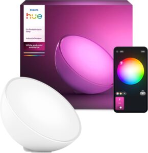 Philips Hue Go Portable, White and Color, Lampe à poser, Lampe connectée Philips avec Blue