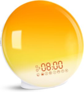 Cadrim Réveil Lumière, Réveil lumière du jour Radio-réveil Lever de soleil Coucher de sole