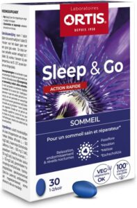 Ortis - Sleep & Go 30 Comprimés - Complément Alimentaire pour un Sommeil Sain et Réparateu