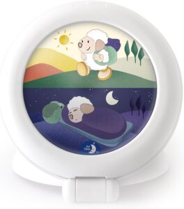 Pabobo Kid'Sleep Globetrotter Compact Veilleuse et Réveil Nomade Jour/Nuit