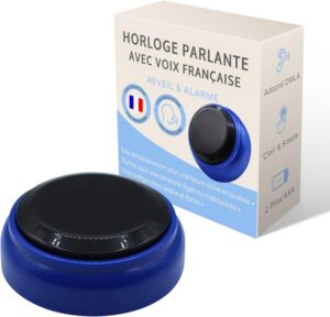 Rissler Horloge Parlante - Voix Française Claire - pour Alzheimer, Malvoyante ou Personne