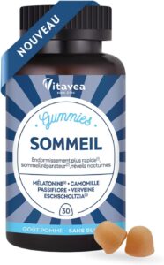 Vitavea Bien-être - Gummies Sommeil - Mélatonine Endormissement - 30 jours