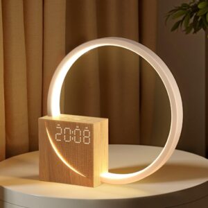 Lampe De Chevet 10w Avec Fonction De Charge Usb, Réveil Lumière Touch Control Variable Lam