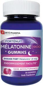 Forté Pharma Endormissement facilité Mélatonine 1900 Gummies 30 nuits