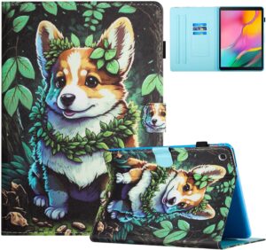 Coque pour Samsung Galaxy Tab A 10,1 Pouces (SM-T510/T515) 2019 PU Cuir Folio Case Stand C