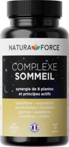 Complexe Sommeil - Synergie de de 8 plantes et principes actifs - Sans mélatonine ni accou