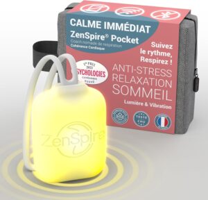 ZenSpire Pocket | Appareil Anti Stress portable | Relaxation & Meditation pour Dormir Adul