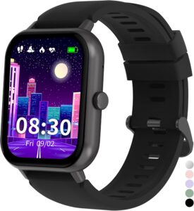 Montre Connectée Enfant Cardiofrequencemetre Moniteur de Sommeil