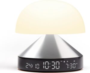 Lexon MINA Sunrise Reveil matin lumineux, simulateur d'aube et crépuscule, 5 sons naturels