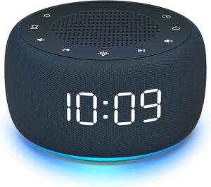 BUFFBEE Radio-réveil pour la Chambre - Son de Haute qualité pour la Radio, veilleuse 7 Cou