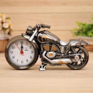 Haofy Réveil Moto Rétro Silencieux, Cadran Clair 230mm
