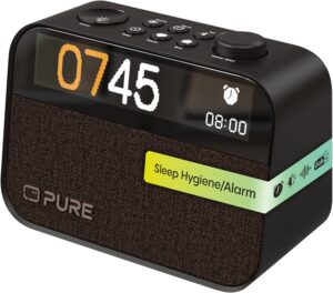 Pure Moment Réveil de Chevet et de Bureau (Radio Numérique Dab+/FM, Bluetooth, Machine à B