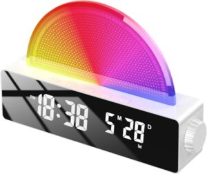 Simulateurs D'Aube Simulation D'Aube Réveil Lumineux Multicolore Lumière