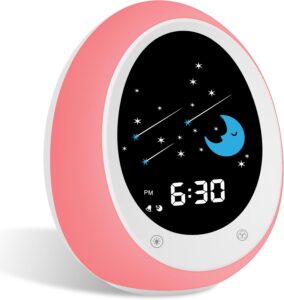 Reveil Enfant éducatif Jour Nuit, Réveil Enfant Entraîneur de Sommeil pour Enfants avec So
