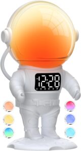 Reveil simulateur d'aube avec Haut-Parleur Bluetooth, 7 Sonneries, 21 Sons de Sommeil, 22