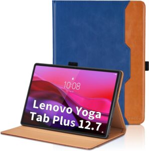 Coque pour Lenovo Yoga Tab Plus 12.7 Pouces 2025 Business Premium PU Cuir Cover Tablette H
