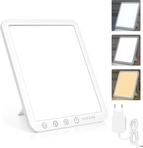 Lampe de Luminothérapie 15000 Lux, Simulation de la Lumière du Jour, Lampe à Lumière du Jo