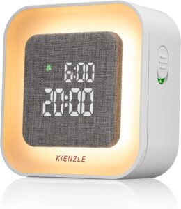 Kienzle Réveil Lumineux Carré avec Veilleuse et Fonction Répétition