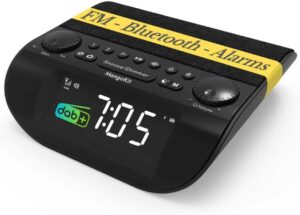 UP-Pro Dab/Dab+ Radio Réveil avec Bluetooth et FM,Bruit Blanc