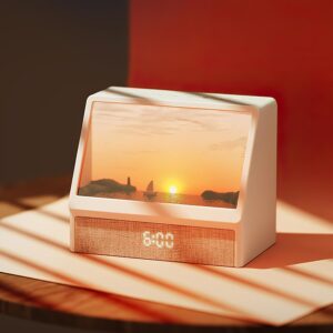 Sehawei Réveil Lumineux Simulateur d'aube, Eveil Lumière pour Enfant/Adulte