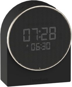 KREAFUNK Réveil Lumineux Bluetooth Ivy Haut-Parleur sans Fil Étanche, Lumière Réveil Progr