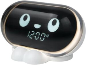 Muse M-16 Kids Radio-réveil avec écran de 0,5" LED Dimmer. Expression faciale pour Mode So