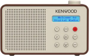 Kenwood CR-M25DAB Radio-réveil Dab+/FM avec ASA, Bluetooth 5.3, Double Alarme, minuterie d