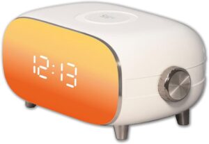 CGV | Radio réveil Alba à Simulateur d’Aube et de Crépuscule, 15 lumières d'ambiances diff