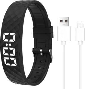 Montre de Rappel d’Alarme Vibrante Bracelet Réveil Vibrant
