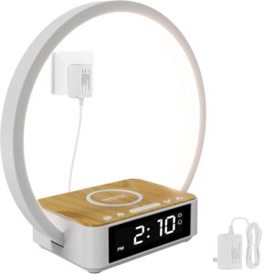 NEEWER Entry Level Version Lampe de Chevet avec Chargeur sans Fil 15 W, Compatible avec iP