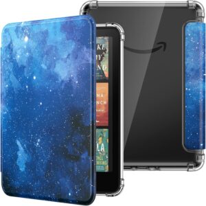 MoKo Coque pour 7" Kindle Paperwhite 12e Gén & Colorsoft 2024, Étoile Bleue