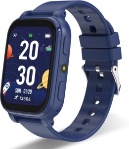1,83" Montre Connectée Enfant Fitness Tracker Garçon Fille 18 Jeux