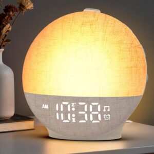 Réveil Lever du Soleil avec Machine à Bruit Blanc