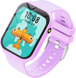 Montre Enfants 18 Jeux Éducatifs Écran 1.83" Podomètre Réveil Cadeau