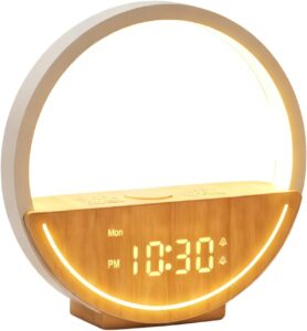Ailan Réveil simulateur d'aube et de crépuscule, lampe de bureau innovante